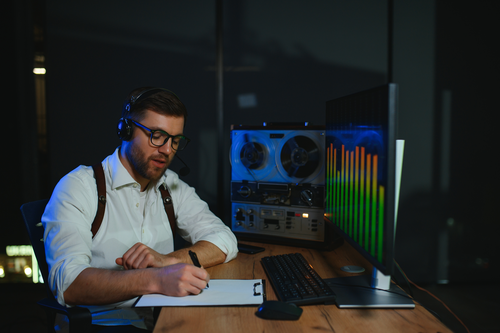 PI Listening to Audio