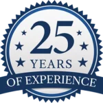 25 + years of experience